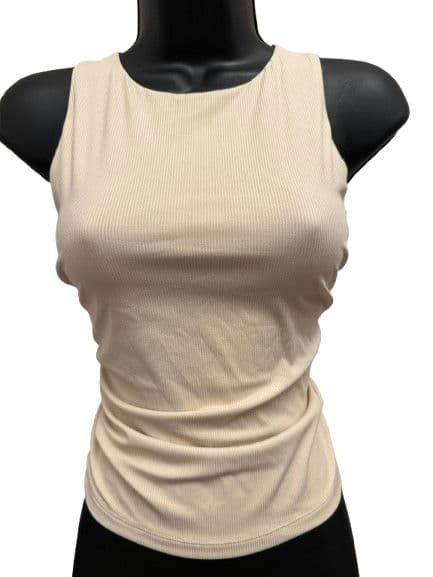 Sleeveless Beige